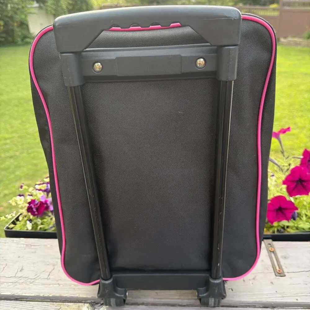 JoJo Siwa Love To Dance Rolling Backpack Carry On Luggage 2018 Nickelodeon Pink